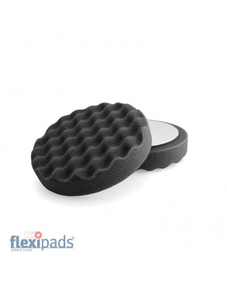 Gąbka polerska Flexipads P-40 czarna miękka | na rzep 150mm