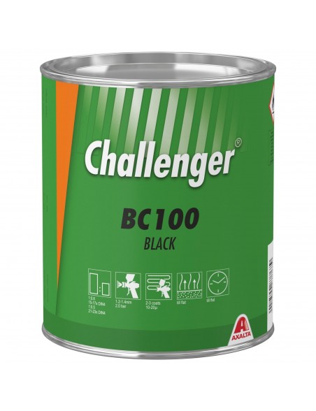 Lakier bazowy Challenger BC100 3.5 litra - BLACK | Axalta