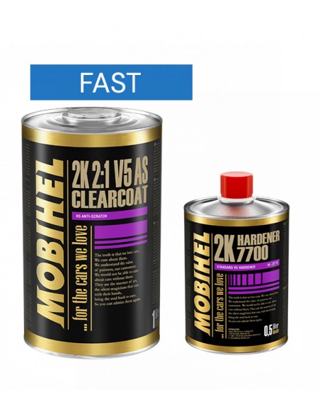 Lakier bezbarwny 2:1 Mobihel V5 AS + V7750 Fast | 1.5 L