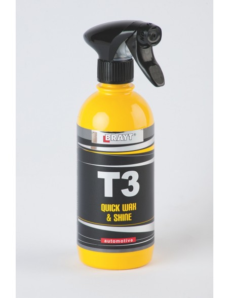 Szybki wosk T3 Quick Wax and Shine + spryskiwacz | 500 ml - 1L | Brayt
