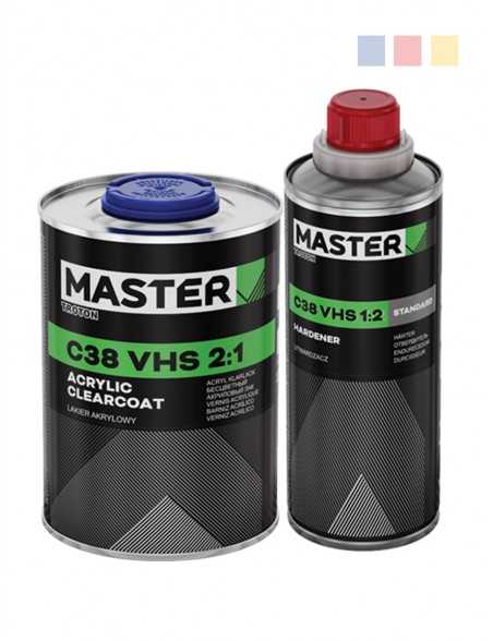 Lakier bezbarwny Master Troton C38 VHS 2:1 | komplet 1 + 0.5 L