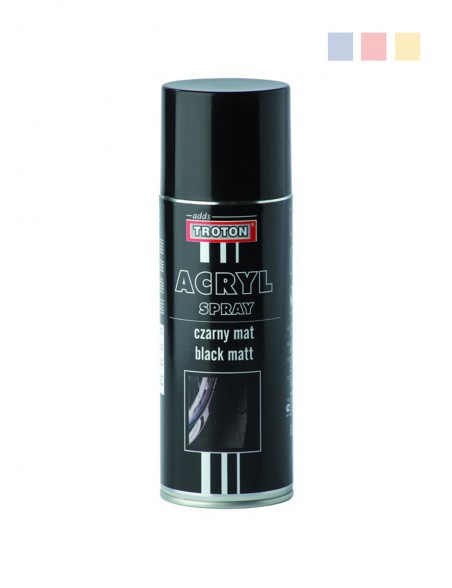 Laker akrylowy Troton w sprayu czarny | 400ml