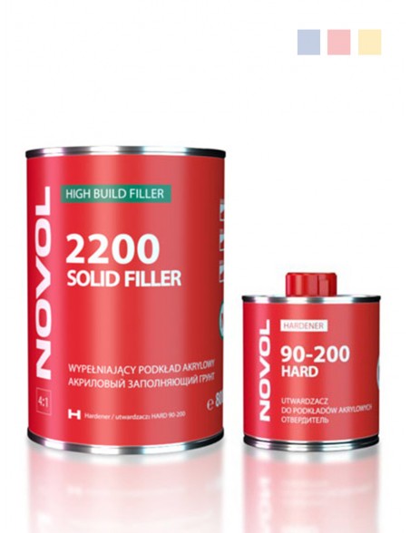 Podkład wypełniający Novol Solid Filler 2200 | 0.8 + 0.2 L