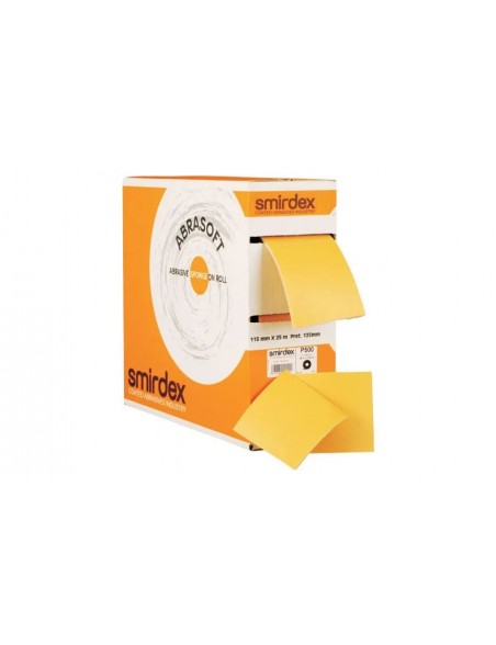 Krążki ścierne Abrasoft – rolka 115 mm x 25 m | SMIRDEX